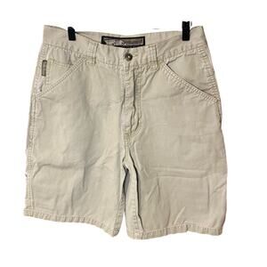 On the brink Men's Tan skater Shorts vintage y2k Tan 34 100% cotton carpenter
